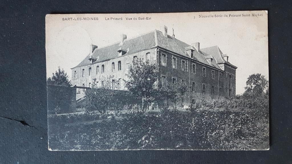 Carte postale Sart-les-Moines Charleroi Le Prieuré, Enlèvement ou Envoi, Avant 1920, Affranchie, Hainaut