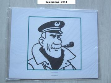 Triptyques d' ex-libris Tintin - Voir les photos - 6,00Eur beschikbaar voor biedingen