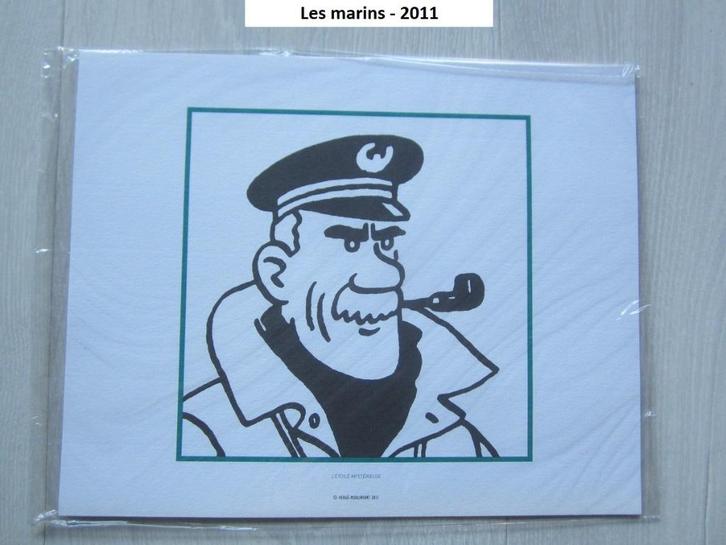 Triptyques d' ex-libris Tintin - Voir les photos - 6,00Eur, Boeken, Stripverhalen, Nieuw, Complete serie of reeks, Ophalen of Verzenden