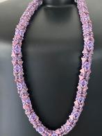 Collier long lilas vintage, Comme neuf