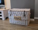 Grote rieten opbergmand - 95x55x58 cm, Ophalen, Mand, Zo goed als nieuw, Riet