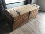 Antieke kist met ijzeren beslag, Ophalen, Gebruikt, 50 tot 100 cm, 50 tot 75 cm