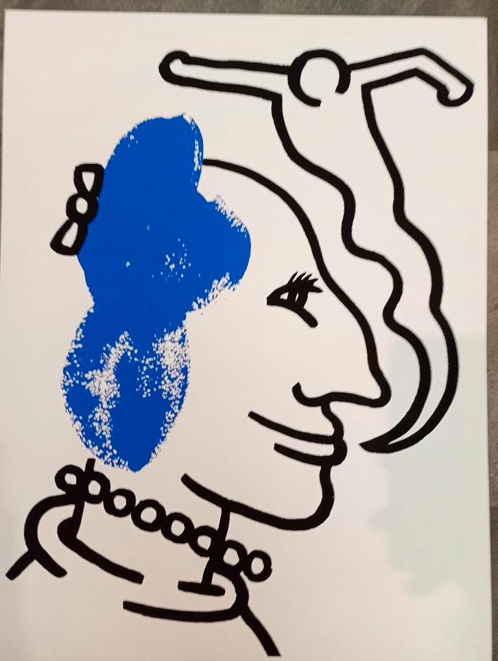 Zeldzame zeefdruk keith haring, Antiek en Kunst, Kunst | Litho's en Zeefdrukken, Ophalen of Verzenden