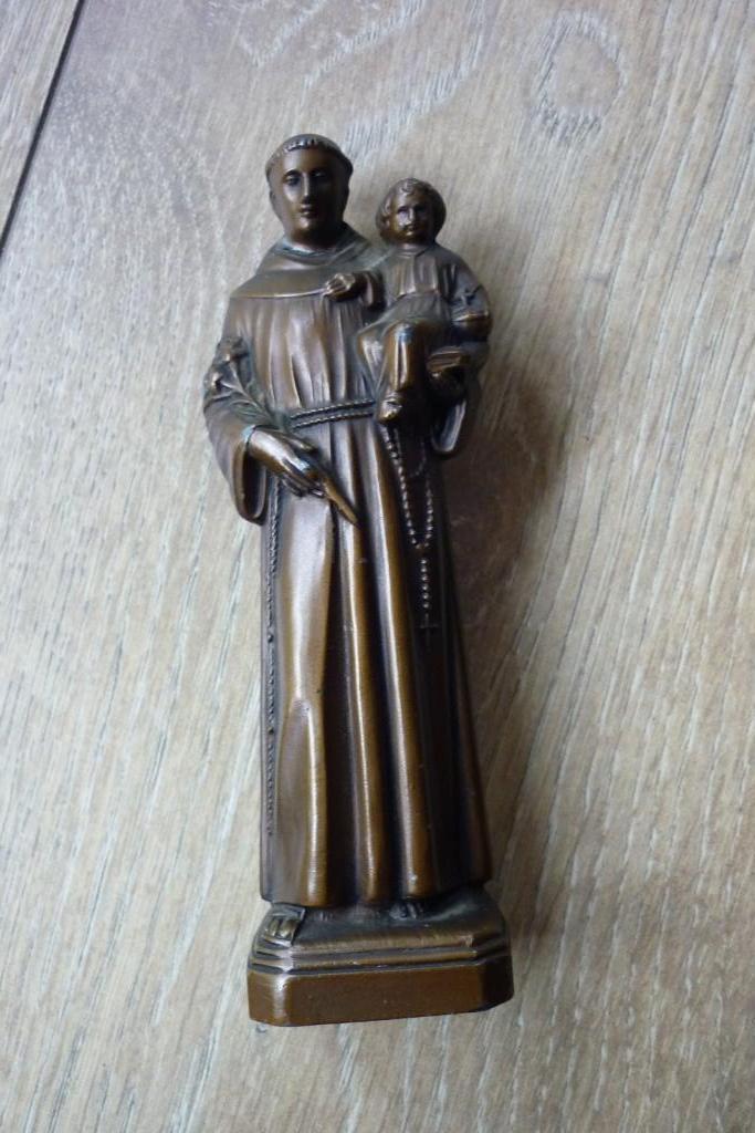 Beeldje Sint-Antonius, Verzamelen, Religie, Gebruikt, Christendom | Katholiek, Beeld(je), Ophalen of Verzenden