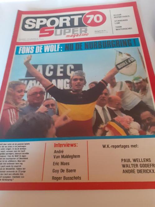 Weekblad Sport 70 – n 31 – 02/08-08/08/1978 - Standard Luik, Boeken, Sportboeken, Gelezen, Ophalen of Verzenden