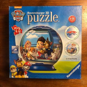 Ravensburger Paw Patrol puzzel 3D beschikbaar voor biedingen