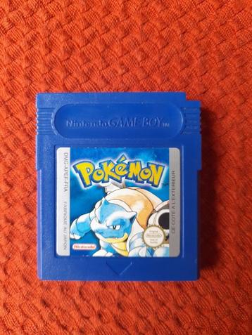 Nintendo/Game-Boy: blauwe Pokémon-cartridge  beschikbaar voor biedingen