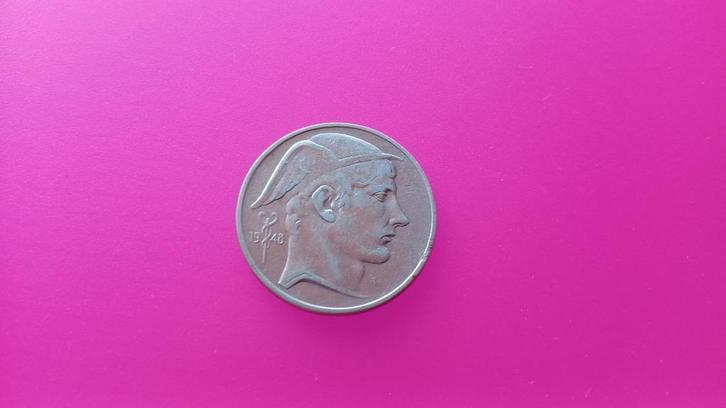 Belgique 50 Frs Argent 835/... NL, Postzegels en Munten, Munten | België, Losse munt, Zilver, Zilver, Ophalen of Verzenden