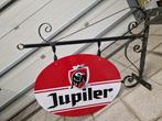 Reclamebord Jupiler sierijzer smeedwerk, Ophalen, Gebruikt, Reclamebord, Plaat of Schild, Jupiler