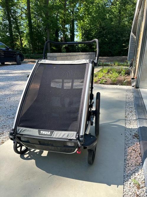 Thule chariot lite 2, Fietsen en Brommers, Fietsaccessoires | Aanhangwagens en Karren, Zo goed als nieuw, Kinderkar, Opvouwbaar