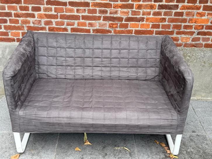 Canapé IKEA pour kot d'étudiant, Maison & Meubles, Fauteuils, Comme neuf, Métal, Tissus, 100 à 125 cm, 75 à 100 cm, Enlèvement