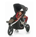 Kinderwagen phil&teds rood/zwart met 2de zitje, Kinderen en Baby's, Kinderwagens en Combinaties, Duowagen, Zo goed als nieuw, Combiwagen