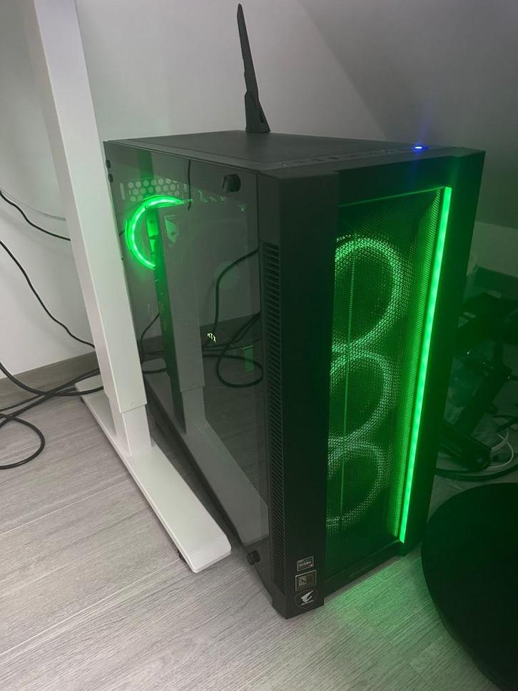 Gaming PC, Computers en Software, Desktop Pc's, Zo goed als nieuw, SSD, 16 GB, Met videokaart, Met monitor, Gaming, Ophalen