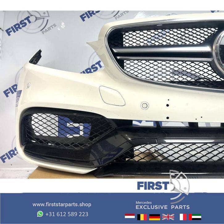 W212 S212 E63 AMG VOORBUMPER WIT COMPLETE BUMPER origineel M, Autos : Pièces & Accessoires, Carrosserie & Tôlerie, Pare-chocs
