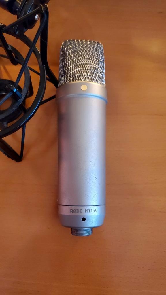 Rode NT-1A + Spider Mount + originele Rode XLR-kabel, Muziek en Instrumenten, Microfoons, Zo goed als nieuw, Ophalen of Verzenden