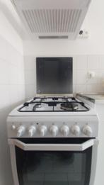Losstaand fornuis met 4 gaspitten en elektrische oven., Ophalen, 4 kookzones, Zo goed als nieuw, Gas