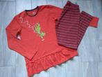 ✿ M140 - Woody pyjama thema Dino, Kinderen en Baby's, Kinderkleding | Maat 140, Nacht- of Onderkleding, Gebruikt, Meisje, Ophalen of Verzenden