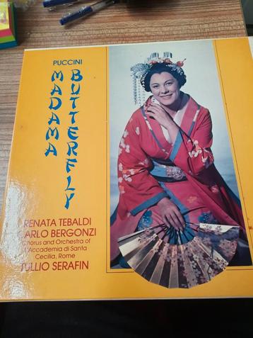 3 LP Box Puccini Madame Butterfly - Renato Tebaldi beschikbaar voor biedingen