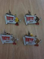 Pins kandidaat prins Aalst carnaval Viette 2009, Verzamelen, Speldjes, Pins en Buttons, Ophalen of Verzenden