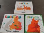 Pakket boeken Dikkie Dik. 3 boeken samen 10€, Ophalen of Verzenden, Zo goed als nieuw, Jet Boeke, 2 tot 3 jaar
