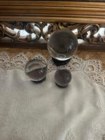 3 kristal bollen, Ophalen of Verzenden