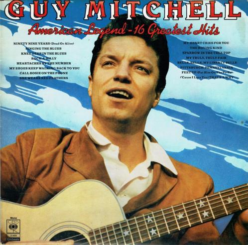 Guy Mitchell ‎– American Legend - 16 Greatest Hits, Cd's en Dvd's, Vinyl | Rock, Zo goed als nieuw, Poprock, 12 inch, Ophalen of Verzenden
