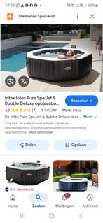 Inter jacuzzi opblaasbaar van 4 tot 6 personen met verwarmin, Ophalen of Verzenden, Zo goed als nieuw