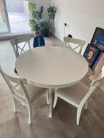 Eettafel met stoelen, Huis en Inrichting, Tafels | Eettafels, Ophalen, Zo goed als nieuw