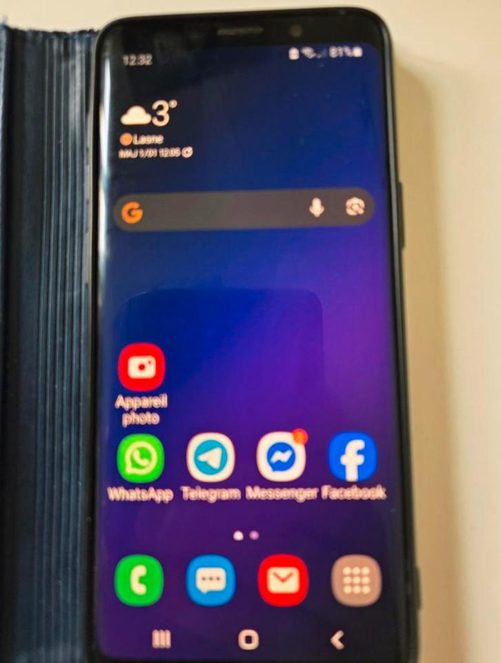 Samsung smartphone S9, Télécoms, Téléphonie mobile | Samsung, Comme neuf, Galaxy S2 à S9, 64 GB, Sans abonnement, Sans simlock