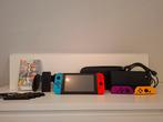 Nintendo Switch V1 - 4 Joycons, Opbergtas, Super Smash Bros, Games en Spelcomputers, Spelcomputers | Nintendo Switch, Ophalen of Verzenden