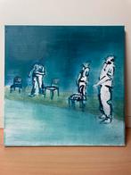 Schilderij: olieverf op canvas, Ophalen