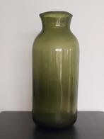 Grote zware antieke glazen groene truffel / pickel pot, Antiek en Kunst, Ophalen of Verzenden