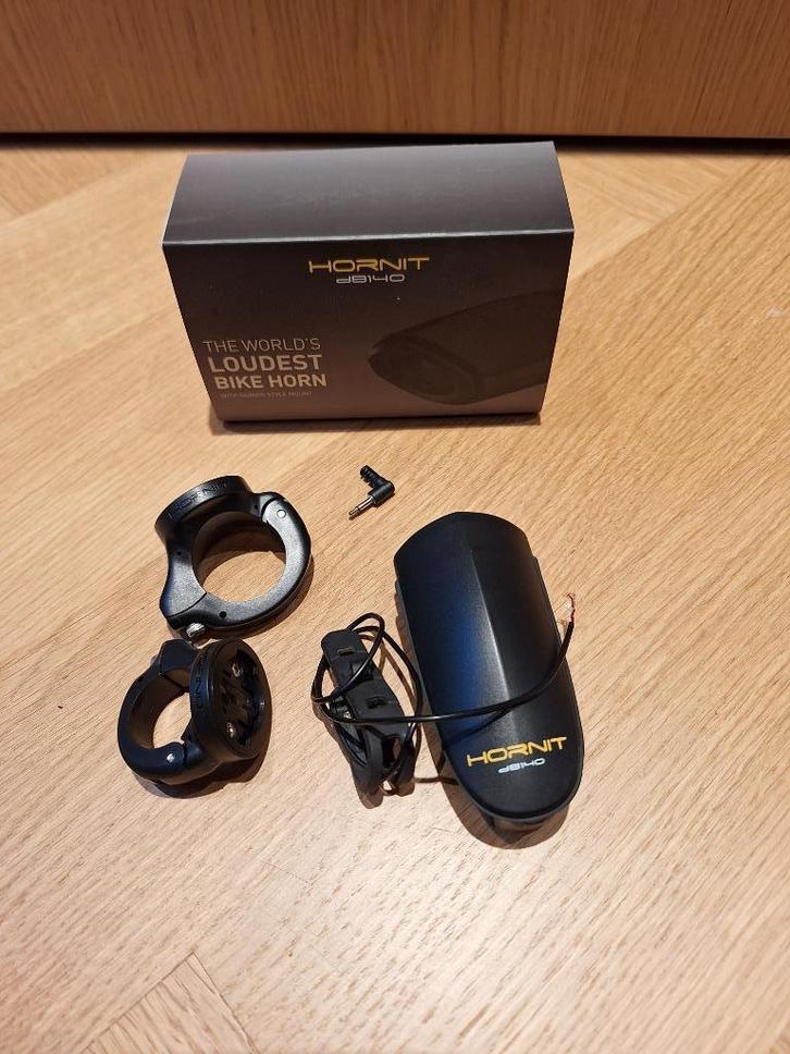 Hornit dB 140, Fietsen en Brommers, Fietsaccessoires | Fietsbellen, Gebruikt, Ophalen