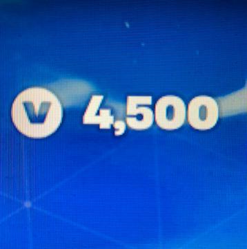 GIFT 4500 V-Bucks voor €€€ Fortnite beschikbaar voor biedingen