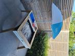 Zantafel met parasol, Ophalen, Gebruikt
