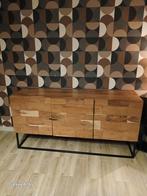 Dressoir Mill 3d massief acaciahout, 25 à 50 cm, Avec porte(s), 150 à 200 cm, Comme neuf