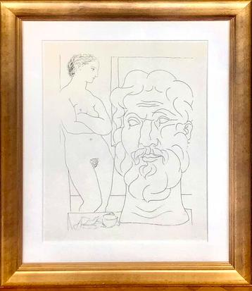 Fraaie prent Picasso 1933 in stijlvolle lijst.  beschikbaar voor biedingen