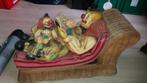 Clowns op ligbed, Verzamelen, Beelden en Beeldjes, Ophalen of Verzenden
