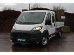 Peugeot Boxer Dubbel Cab Open Laadbak -7PL-GPS-CAMERA-, Auto's, Peugeot, 4 deurs, 179 pk, https://public.car-pass.be/vhr/565e27da-108f-42e6-9cb9-2d87711fc48a