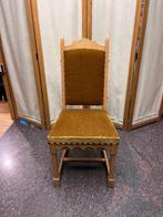 Karaktervolle houten stoel, Huis en Inrichting, Stoelen, Ophalen, Gebruikt, Bruin, Vier