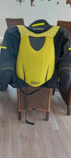 Sac à dos de moto avec coque réfléchissante rigide jaune, Neuf