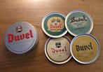 Duvel retro onderleggers, Verzamelen, Viltje(s), Duvel, Ophalen of Verzenden, Zo goed als nieuw