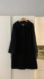 Zwarte mantel, Kleding | Dames, Jassen | Winter, Ophalen, Zo goed als nieuw