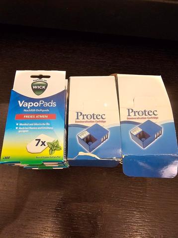 6x wick/vicks vapopads
6x protec demineralization cartridge
 beschikbaar voor biedingen