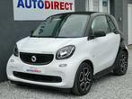 Smart forTwo Coupé EQ Passion Cuir, Airco, Bluetooth, PDC, Auto's, Automaat, Zwart, Wit, Parkeersensor