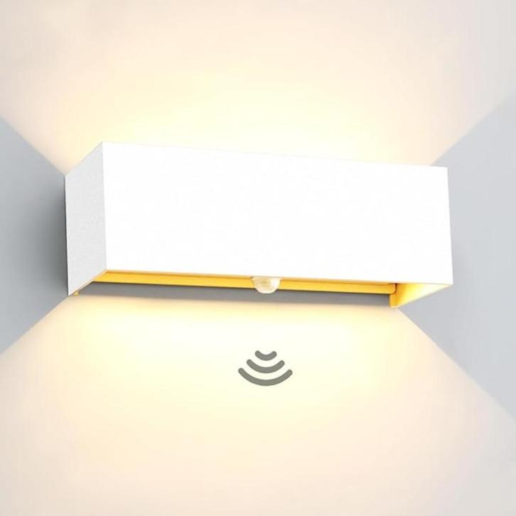 Buitenlamp met sensor, Waterdicht, IP65, 30W, Tuin en Terras, Buitenverlichting, Nieuw, Wandlamp, Aluminium, Minder dan 50 watt