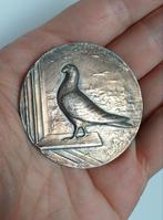 Zilveren médaille ledeberg duiven, Ophalen of Verzenden, Zo goed als nieuw, Zilver, Zilver