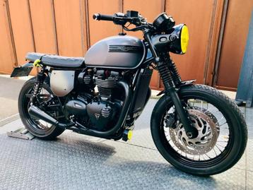 bonneville t120 2017 abs customisée garantie 1.2.3ans jhbmot beschikbaar voor biedingen