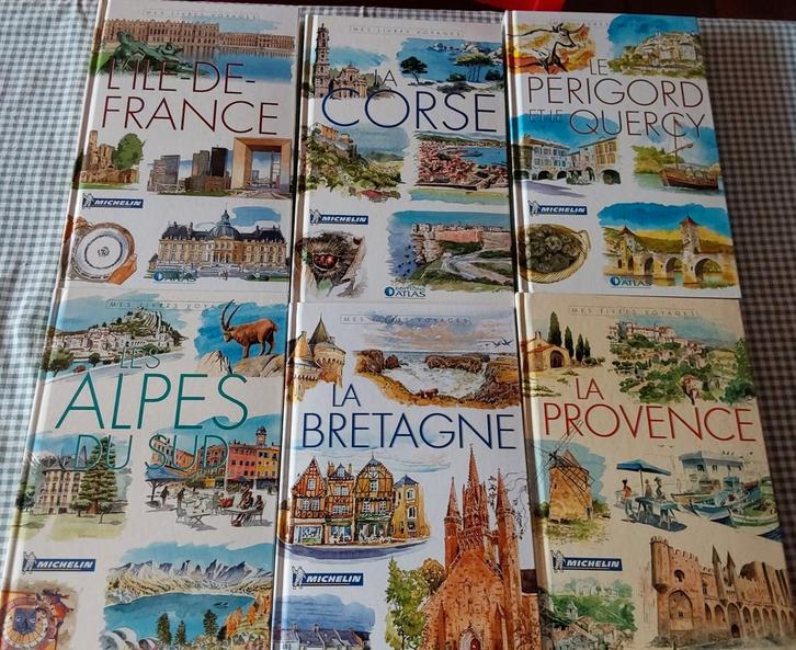 6 boeken over Frankrijk, Corsica, mijn reisboeken, edities, Boeken, Reisgidsen, Zo goed als nieuw, Reisgids of -boek, Europa, Overige merken