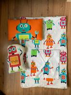 Mr Fox Dekbedovertrek + kussenslopen robots (3), Enlèvement ou Envoi, Autres couleurs, Garçon ou Fille, Housse de couette